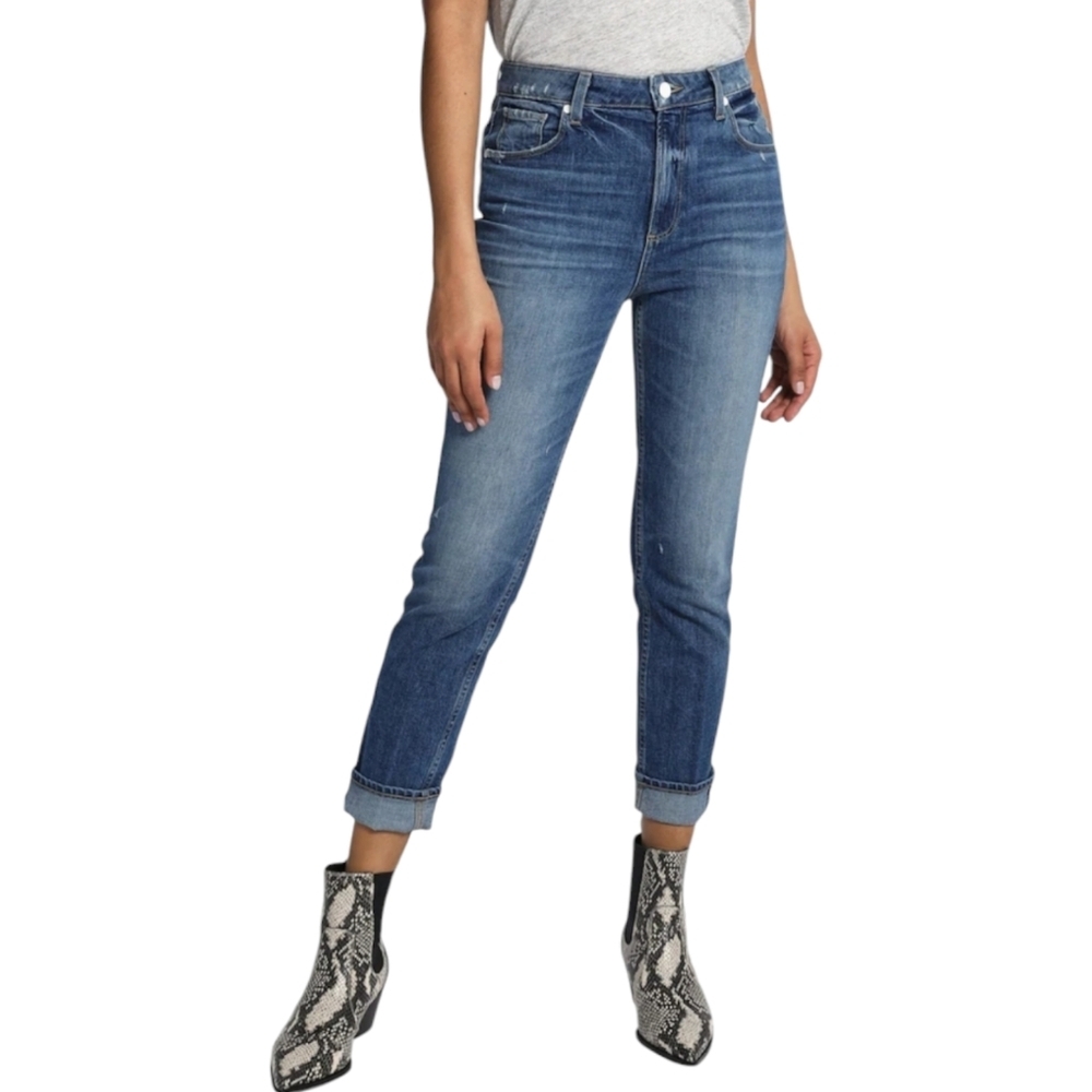 Paige Sarah Slim Leg High Rise Jeans